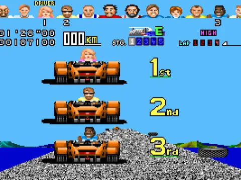 Finished in pole position