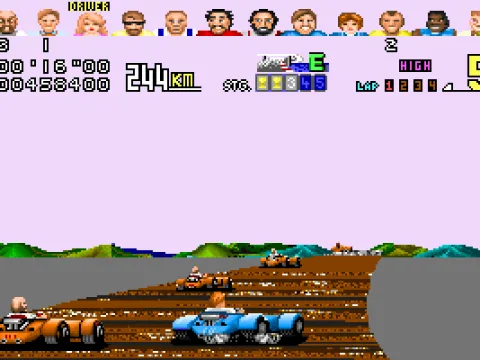 Taking a corner, eat my dust!