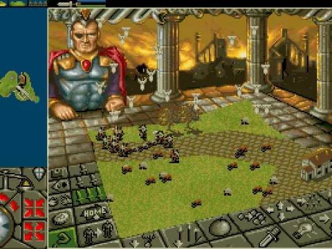 A battle in progress. (VGA 256 Color)