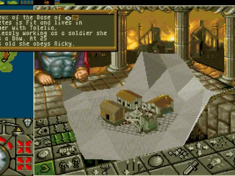 You can click on each little person and get their info. (VGA 256 Color)