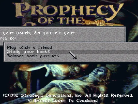 Character generation