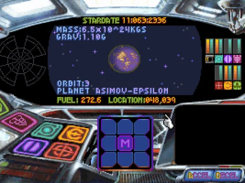 3) Scan the planet and its surface.