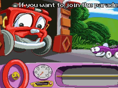 Putt-Putt is learning what to do for joining the Parade