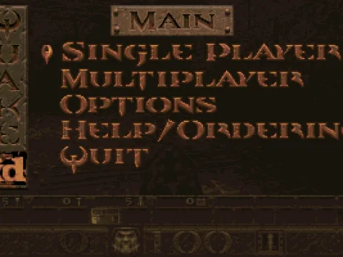 Main menu