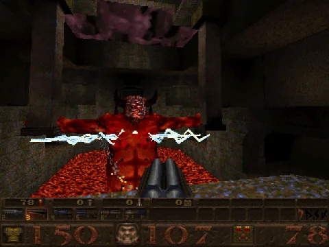 You have to zap him in order to kill him.