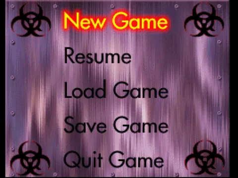 Main menu