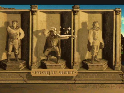 Character class selection