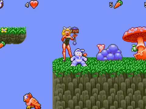 This marks the exit of the level.