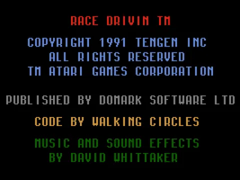 Copyright Information (VGA)