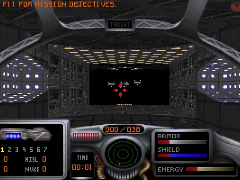 Entering a space station.