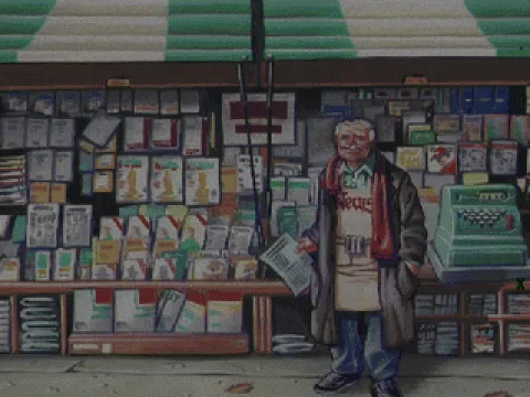 Fishing for some gossip on the streets