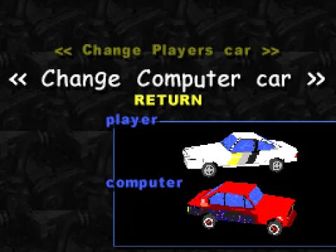 Choose from 8 cars, although the models look similar