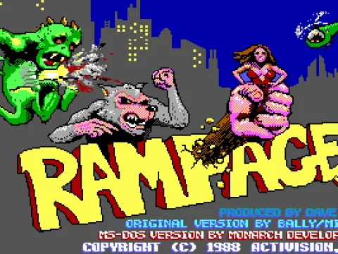 Title screen (EGA/Tandy)