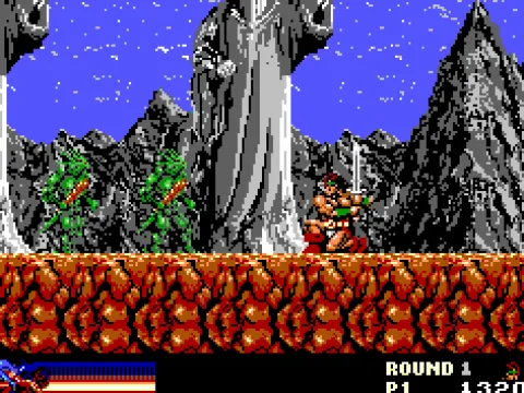 Level 1 - Chop those green guys