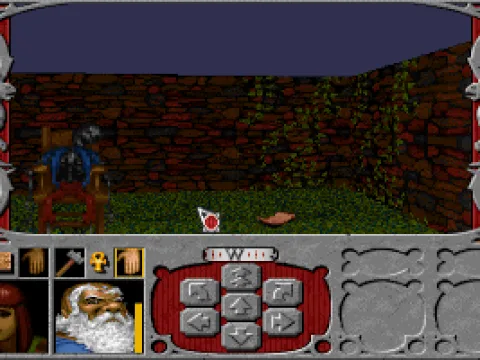 Exploring ruins. Does the dead body hold a secret?