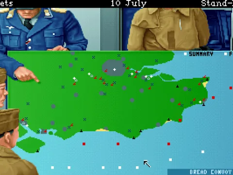 Air controller's screen