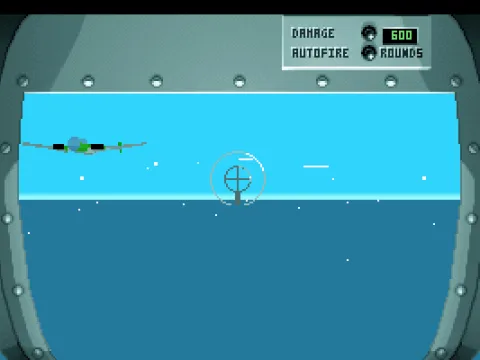 Rear gunner's view in a Heinkel