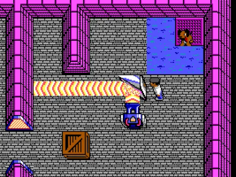 ...then divert the laser with a prism to destroy it.