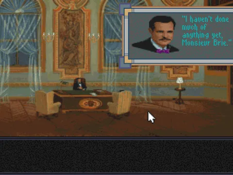 Detective Raoul (you) talking to your opera buddy