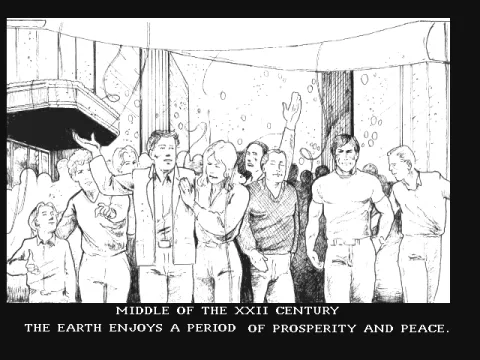 Intro sequence (first 'peace' part)