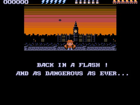 Level 1 intro. Rick shows off his new outfit (VGA)