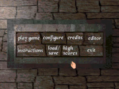 main menu