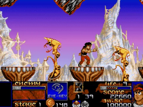 Jump! Don't touch anything.