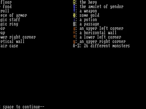 Guide to on-screen icons