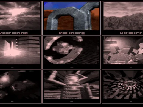 Level selection screen