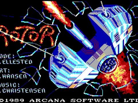 The title screen. (EGA)