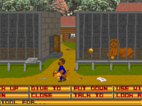 Being caught by the zookeeper restarts the game from the beginning.