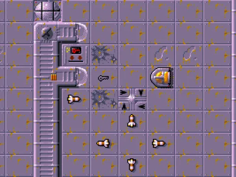 A small key should be used in the terminal.