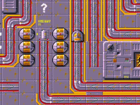 Being transported through the electrical line.