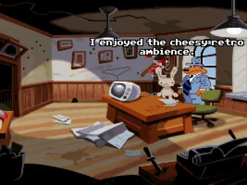 Starting in the office. Sam and Max like sharing their impressions