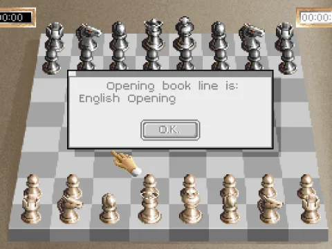(VGA) Pop-up windows tell you the type of move you made