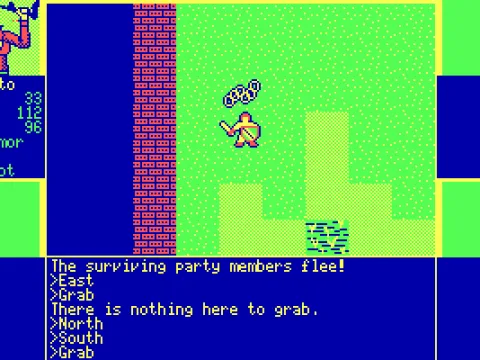 All kinds of things are scattered around. Type