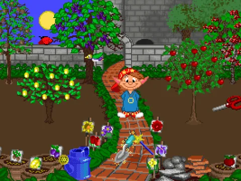 Doing some gardening