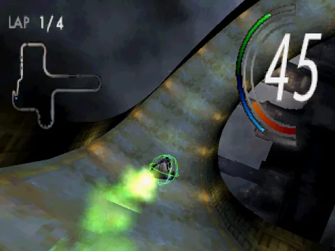 Must have enough speed up to avoid falling off this loop