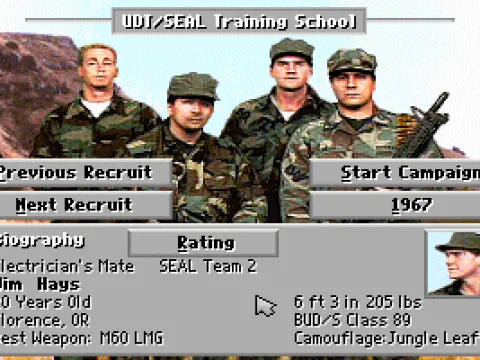 Campaign - character select