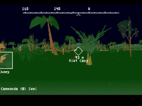 Made contact with the enemy!