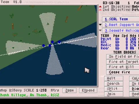 You can control your different units from this map (Space key)