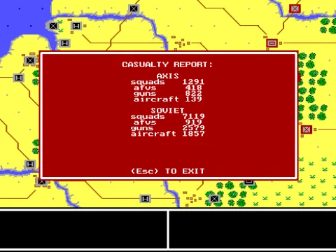 Weekly casuality report