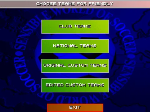 Here are the types of teams available. Don't forget you can make your own teams.