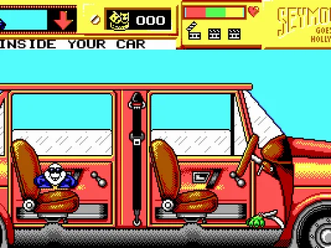 Inside the limousine (EGA)