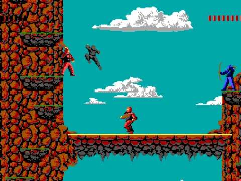 Our ninja isn't aware of what's on his behind