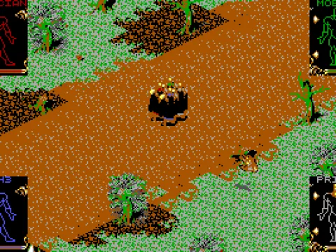 An alternate layout - body parts can be selected (EGA)