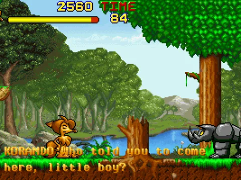 Korando, the first mid-boss