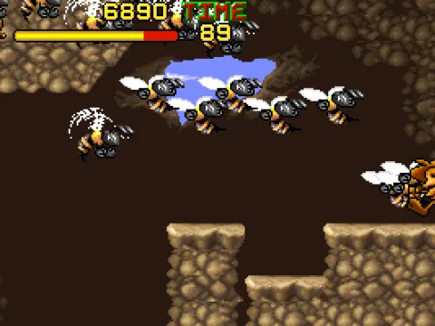 You will meet bees throughout the whole game.