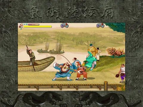 Despite his size, Lu Zhishen is light on his feet.