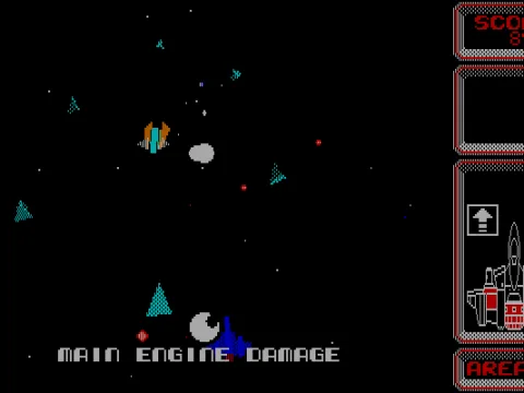 Main engine is damaged